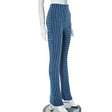 SUPER WHOLESALE |Special Fabric High-waisted Butt-lifting Slim-fit Casual Pants