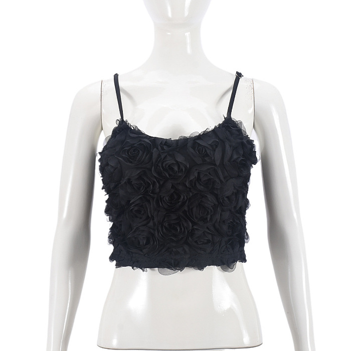 SUPER WHOLESALE | Rose  Cropped Tube Top and Mini Skirt Two-piece Set