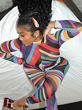 SUPER WHOLESALE | Mesh Print Jumpsuit for Women