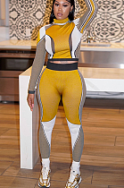 SUPER WHOLESALE | Color-block Legging Suit