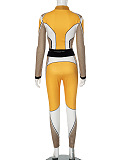 SUPER WHOLESALE | Color-block Legging Suit