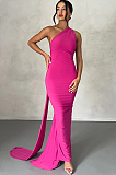 SUPER WHOLESALE | Backless Ruched Sleeveless Slim-Fit Solid Color Dress