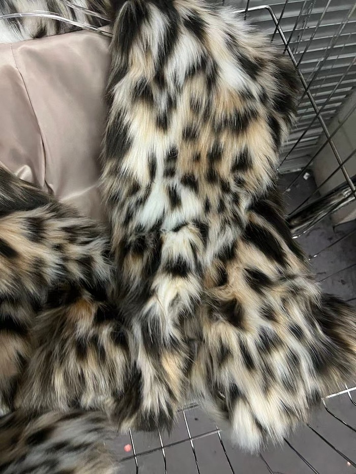 SUPER WHOLESALE | Lucie leopard-print faux-fur jacket