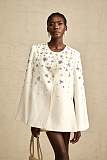 SUPER WHOLESALE | Embellished Cape-design Jacket