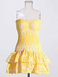SUPER WHOLESALE | Georgiana broderie-anglaise off-shoulder mini dress