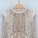 SUPER WHOLESALE | Noémie Crystal-embellished Draped Mini Dress