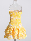 SUPER WHOLESALE | Georgiana broderie-anglaise off-shoulder mini dress