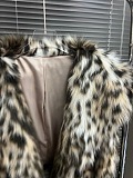 SUPER WHOLESALE | Lucie leopard-print faux-fur jacket