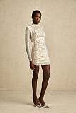 SUPER WHOLESALE | Noémie Crystal-embellished Draped Mini Dress