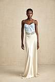 SUPER WHOLESALE | Lisette lace-trim Panelled Maxi Dress