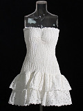 SUPER WHOLESALE | Georgiana broderie-anglaise off-shoulder mini dress