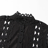 SUPER WHOLESALE | Hollow-out Off-Shoulder Long Dress