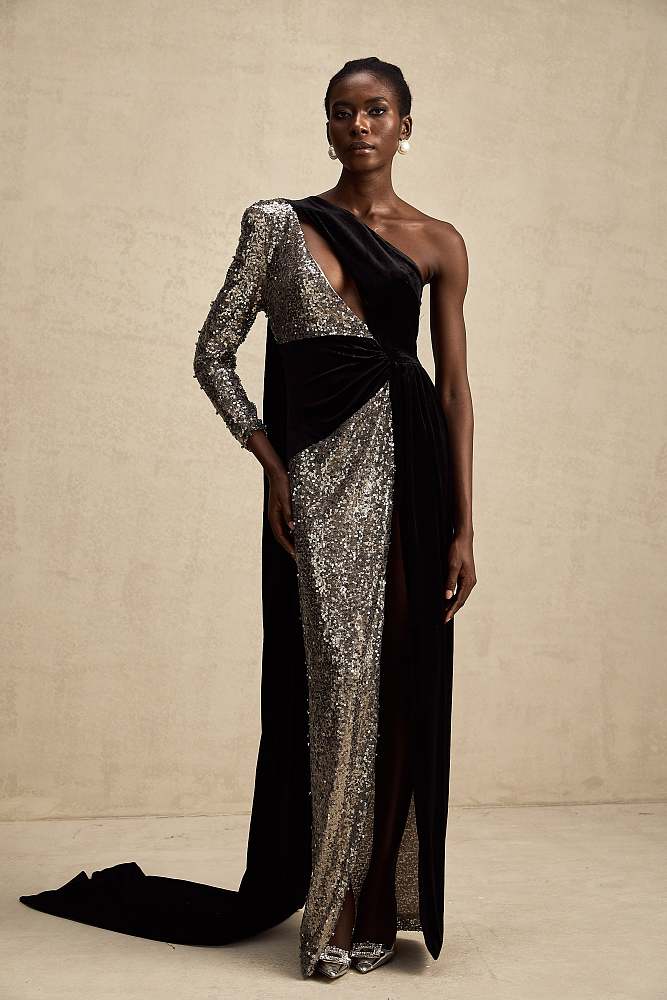 Sequins Evening Gown