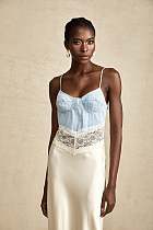 SUPER WHOLESALE | Lisette lace-trim Panelled Maxi Dress