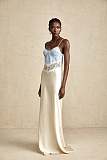SUPER WHOLESALE | Lisette lace-trim Panelled Maxi Dress