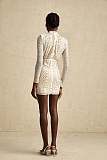 SUPER WHOLESALE | Noémie Crystal-embellished Draped Mini Dress