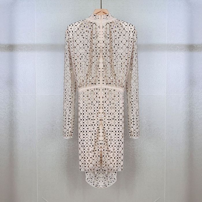 SUPER WHOLESALE | Noémie Crystal-embellished Draped Mini Dress