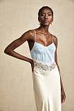 SUPER WHOLESALE | Lisette lace-trim Panelled Maxi Dress