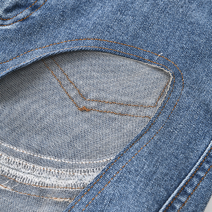 WHOLESALE | Sheer-panelled Jeans