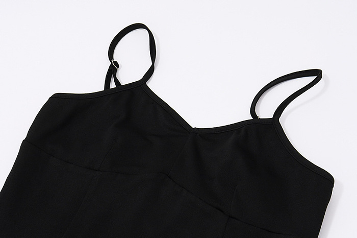 SUPER WHOLESALE |  Contrast-color Pleated Maxi Dress