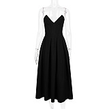 SUPER WHOLESALE |Off-shoulder Corset Midi Dress Black