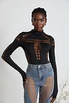 SUPER WHOLESALE |long-sleeved cut-out bodysuit