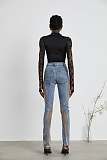WHOLESALE | Sheer-panelled Jeans