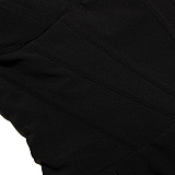 SUPER WHOLESALE |Off-shoulder Corset Midi Dress Black