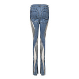 WHOLESALE | Sheer-panelled Jeans