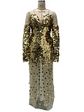 SUPER WHOLESALE |  Sequins Strapless Sexy Fitted Dress