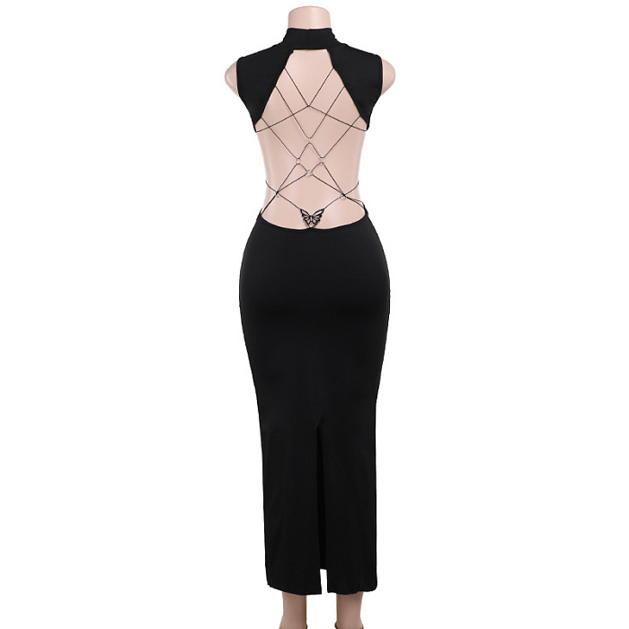 SUPER WHOLESALE |  Sexy Backless Bow Tie Dress for Women