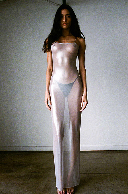 SUPER WHOLESALE |  See-through Maxi Dress