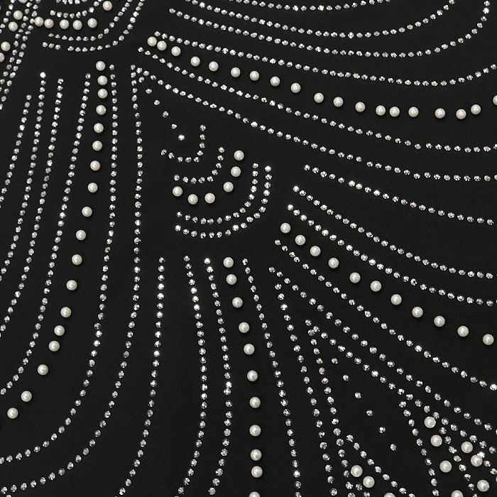 SUPER WHOLESALE |  Spaghetti Strap Rhinestone and Beaded Sexy Evening Gown