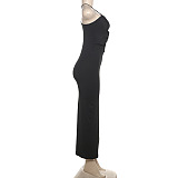 SUPER WHOLESALE |  Sexy Hollow-Out Spaghetti Strap Backless Fitted Dress