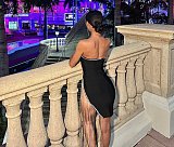 SUPER WHOLESALE |  Side Split Maxi Mini Dress
