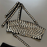 SUPER WHOLESALE |  Evening Party Two-Piece Set: Top + Long Bandage Skirt