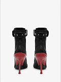 SUPER WHOLESALE |  Metal Toe Zipped Ankle Boots