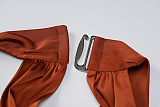 SUPER WHOLESALE | Sexy Solid Color Slim-Fit Sleeveless Backless Dress in Coffee