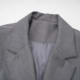 SUPER WHOLESALE |belted-waist blazer