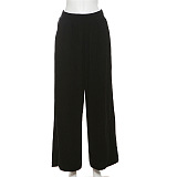 SUPER WHOLESALE | High-Waisted Loose Straight-Leg Casual Pants