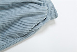 SUPER WHOLESALE | High-Waisted Loose Straight-Leg Casual Pants