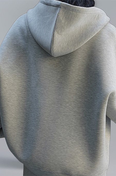 SUPER WHOLESALE | Casual Zip-Up Hoodie Jacket + Drawstring Wide-Leg Pants Two-Piece Set Grey