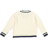SUPER WHOLESALE | Long Sleeve Sweater Fashion Color-Block Casual Knit Top