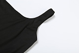 SUPER WHOLESALE | Slim-Fit Backless Spaghetti Strap Mini Skirt Fashionable Peplum Leopard Print Dress