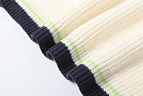 SUPER WHOLESALE | Long Sleeve Sweater Fashion Color-Block Casual Knit Top