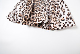 SUPER WHOLESALE | Slim-Fit Backless Spaghetti Strap Mini Skirt Fashionable Peplum Leopard Print Dress
