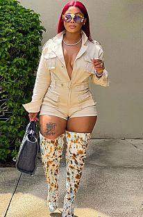 SUPER WHOLESALE | Long Sleeve Cargo Romper