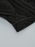 SUPER WHOLESALE | Lace Strapless Gown – Long Dress with Gloves Three-Piece Set