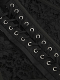 SUPER WHOLESALE | Lace Strapless Gown – Long Dress with Gloves Three-Piece Set