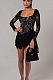 SUPER WHOLESALE | Long-Sleeve Sexy Lace Corset Dress – Autumn/Winter New Short Dress